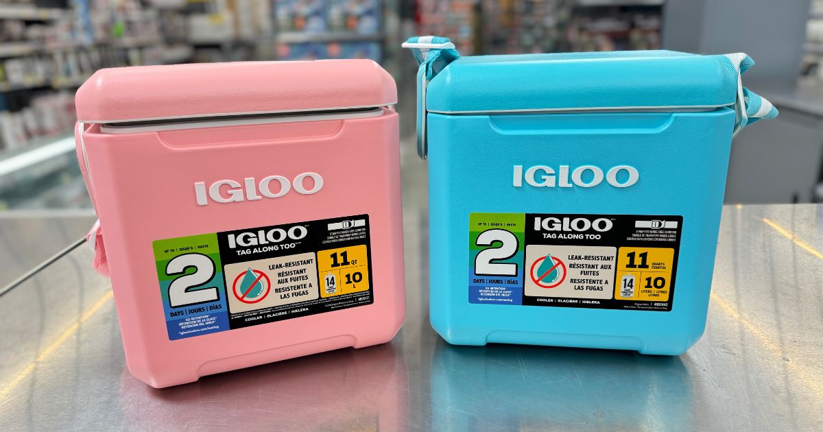 Igloo Tag Along Hard Side Coolers Only $39.98 Shipped on Walmart.com