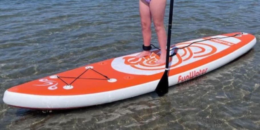 Inflatable Paddle Board Only $88.16 Shipped on Amazon (Reg. $200)