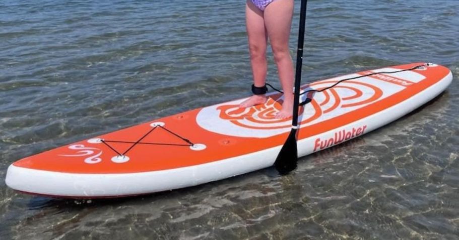 Inflatable Paddle Board Only $88.16 Shipped on Amazon (Reg. $200)