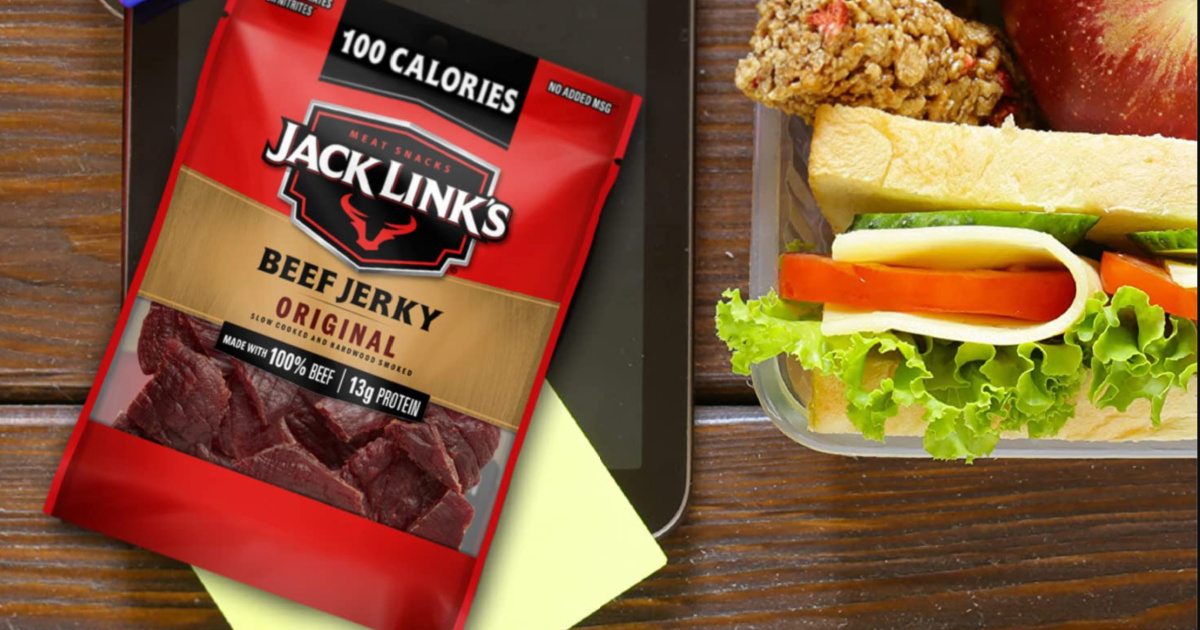 Jack Link’s Beef Jerky On the Go Bags 9-Count Box Only $9.54 Shipped on Amazon