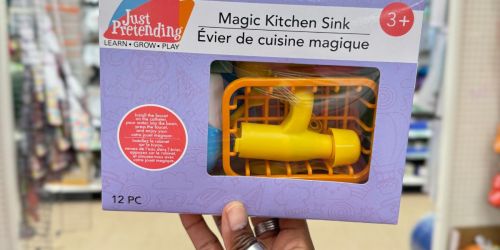 This Cute Dollar Tree Magic Sink Actually Dispenses Water – And It’s Only $1.25!