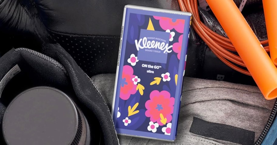 Kleenex Tissues  8-Count On-The-Go Packs Only $2 Shipped on Amazon