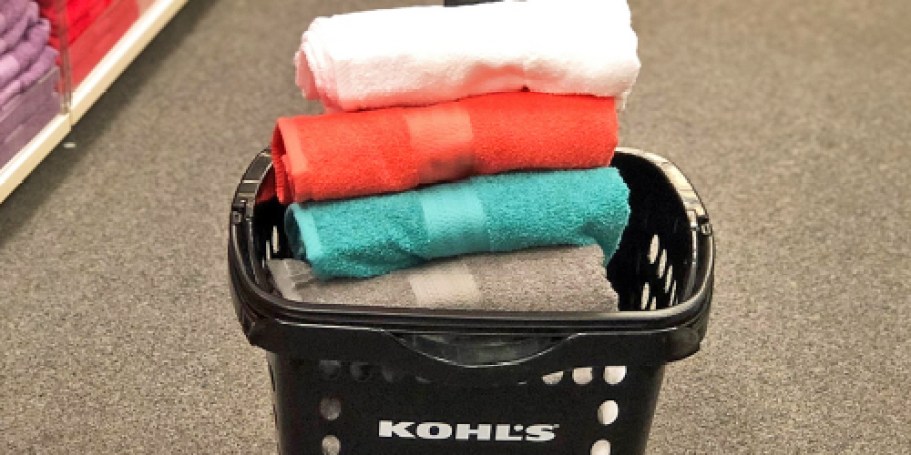 Grab SIX Kohl’s Big One Bath Towels for Only $13 (Reg. $30)