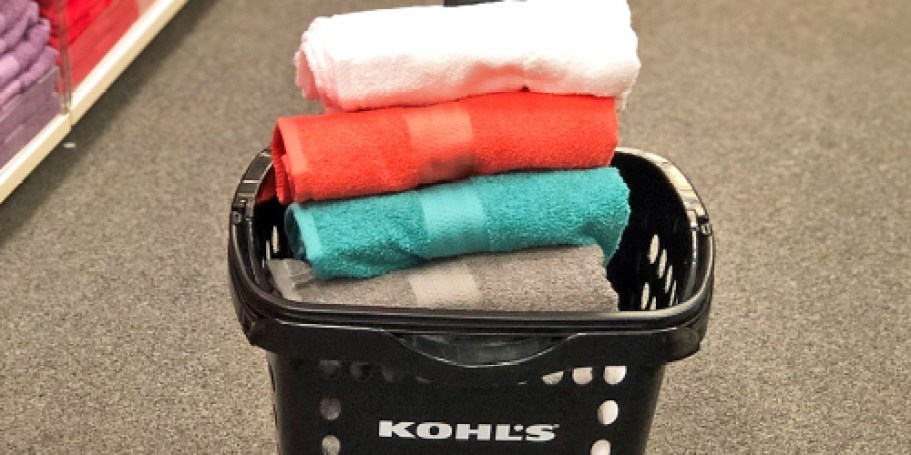 Kohl’s Big One Bath Towels from $2.39