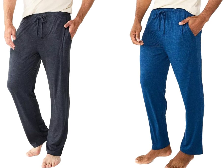 Stock images of 2 men wearing Sonoma Soft pajama Pants