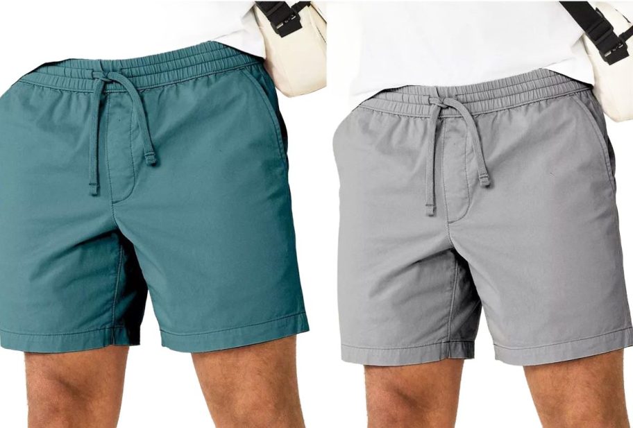 Stock image of 2 men wearing Sonoma shorts