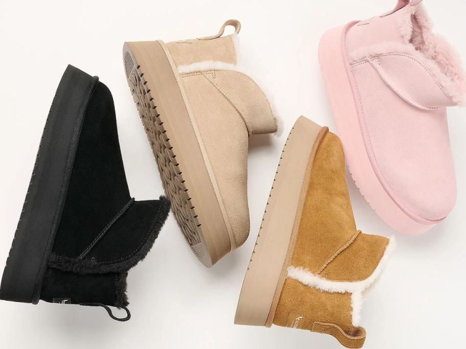 Koolaburra by UGG Suede Platform Boots from $59.99 Shipped (Reg. $95)