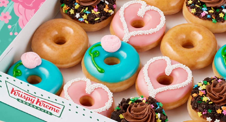 Krispy Kreme mom minis collection inside of their bpx