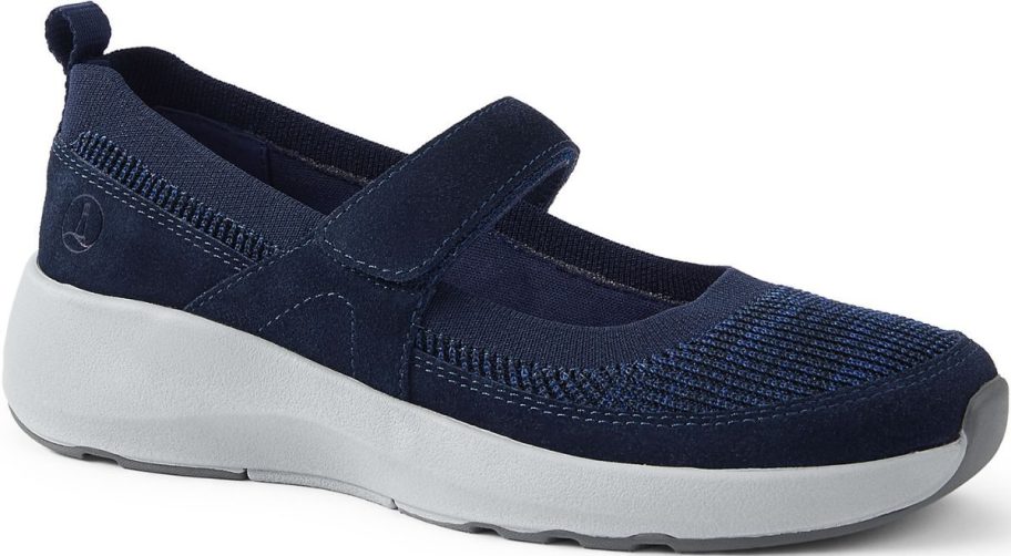 Stock image of a Lands' End Women's Wide Width Comfort Mary Jane Shoe