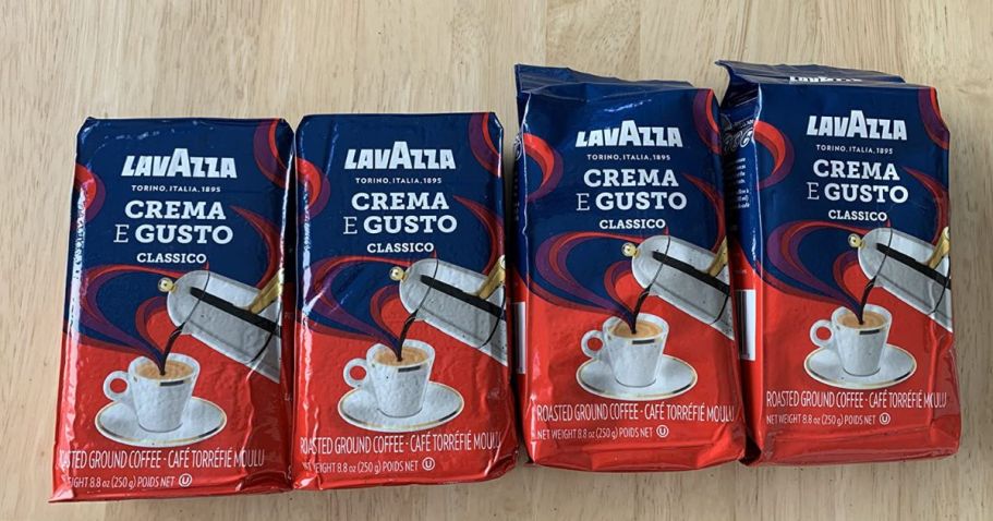 Lavazza Espresso Dark Roast Coffee 4-Pack Just $8 Shipped on Amazon