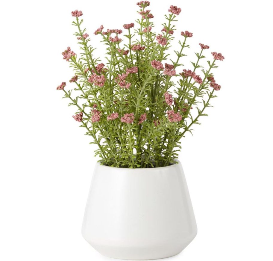 artificial potted flowering plant