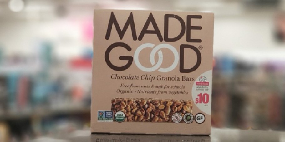 TWO MadeGood Granola Bars 12-Packs for LESS Than One Box at Target!