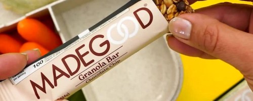 MadeGood Chocolate Chip Granola Bar in packaging