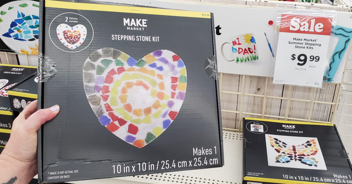 50% Off Stepping Stone Kits at Michaels – ONLY $9.99 Per Kit (Unique Father’s Day Gift!)