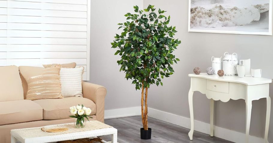Nearly Natural 5′ Artificial Ficus Tree JUST $47.97 Shipped on Amazon (Reg. $97)