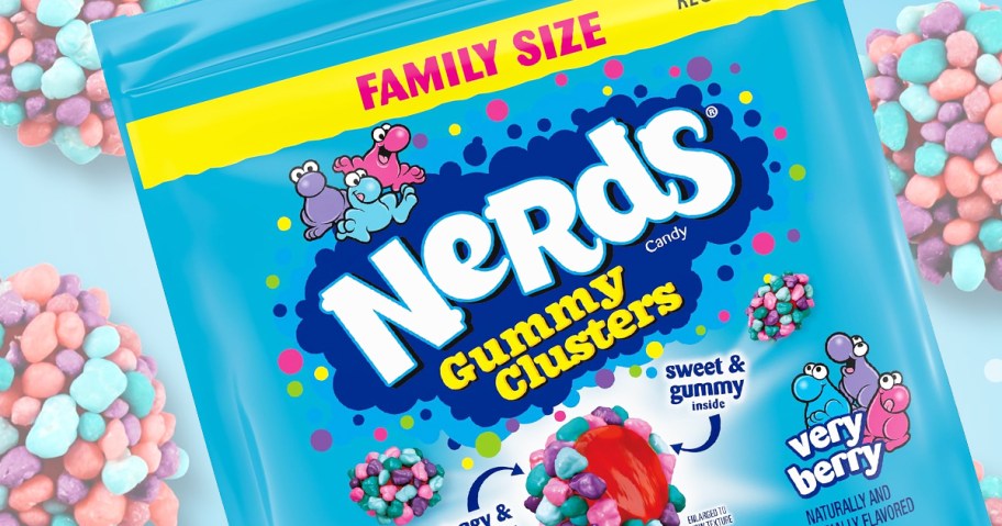 Nerds Gummy Clusters Family Size 18.5oz Bag Only $4.40 Shipped on ...