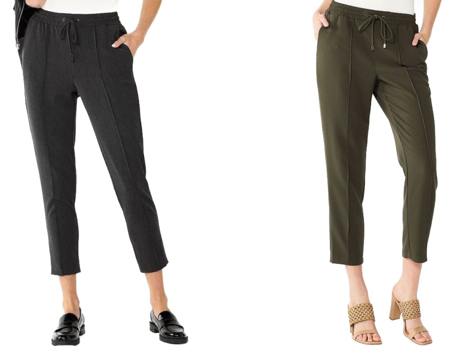 Stock images of 2 women wearing Nine West Joggers