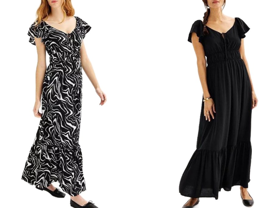 Stock images of 2 women wearing Nine West Dresses