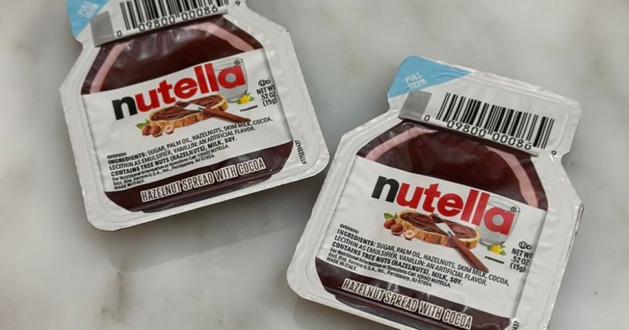 2 Nutella Mini Packets