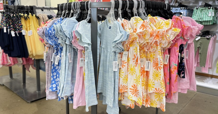 50% Off Old Navy Dresses & Button-Down Shirts (Perfect for Easter!)