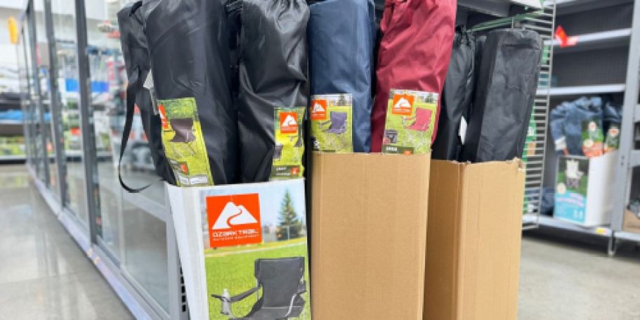 Ozark Trail Camp Chairs w/ Cupholders Only $7.97 on Walmart.com