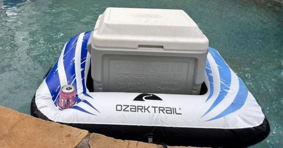 Walmart Pool Party Essential: This Under $10 Cooler Float Keeps You In The Water Longer