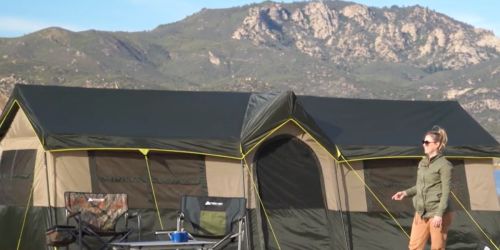 HUGE 12-Person Cabin Tent on Walmart.com (Multiple Rooms, Closets, Projector Screen & More)