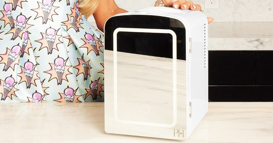 *HOT* Paris Hilton Mini Beauty Fridge Only $9.99 Shipped (Reg. $50) | Keeps Things Warm & Cold!