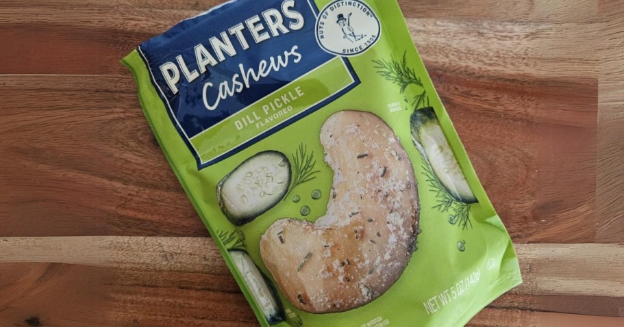 Planters Dill Pickles Cashews Only $2.27 Shipped on Amazon