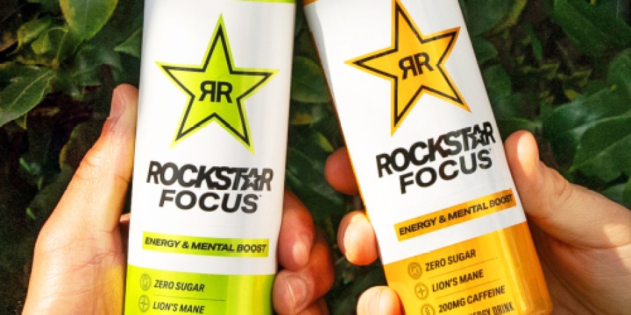 Rockstar Focus Energy Drink Variety 12-Pack Just $16.95 Shipped on Amazon