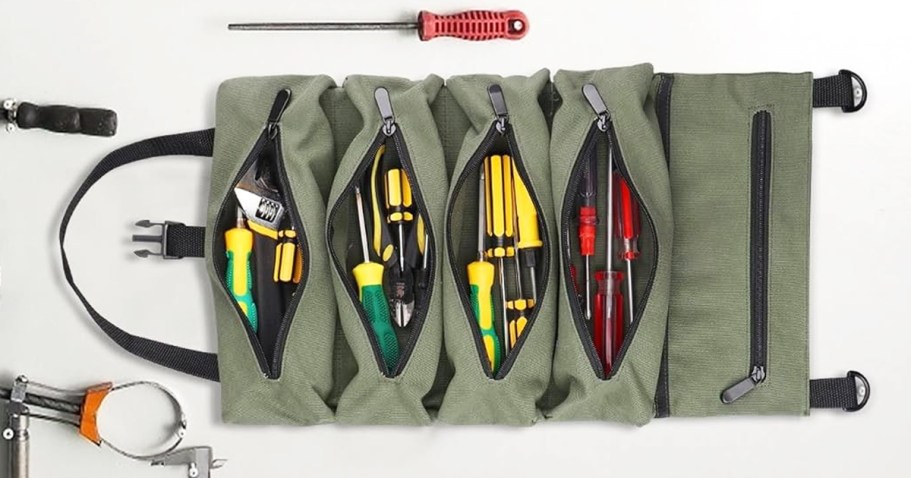 Roll Up Tool Bag Only $9 on Amazon (Regularly $19) | Great Father’s Day Gift!