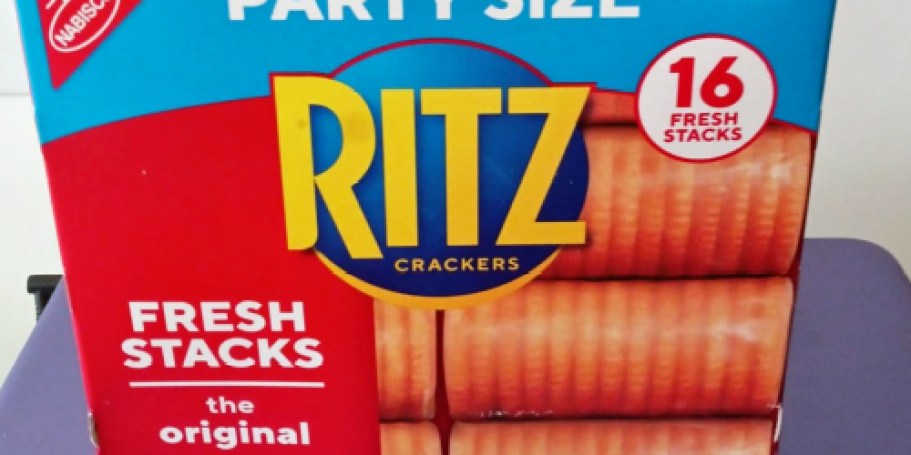 Ritz Crackers Party Size Box w/ 16 Sleeves Just $3.89 Shipped on Amazon