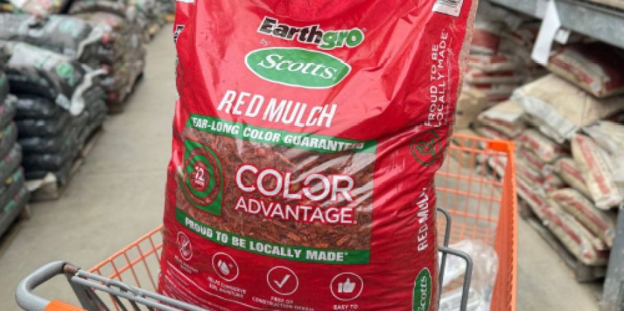 Scotts Earthgro Mulch Bags Only $2 at Home Depot
