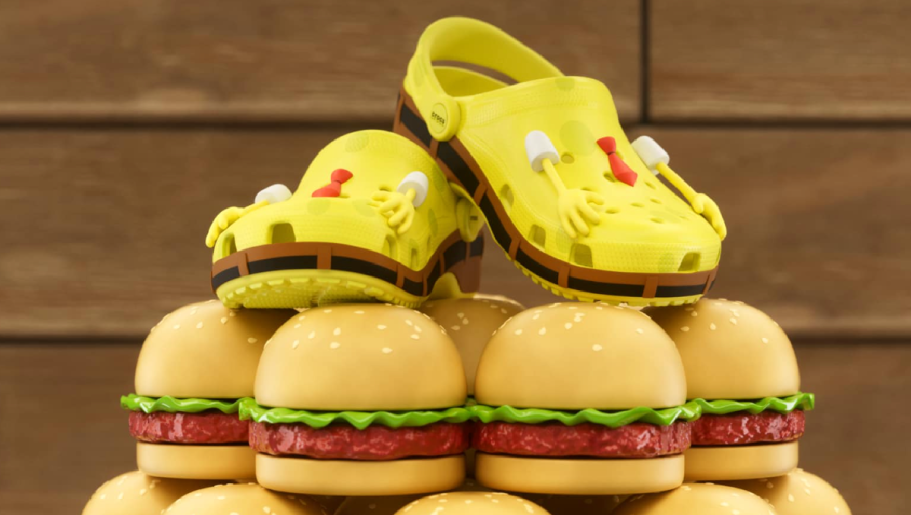 How About a Pair of SpongeBob Crocs? Grab Yours Now with FREE Shipping!