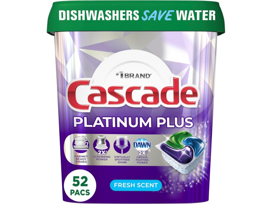 Stock image of cascade platinium plus pods in fresh scent