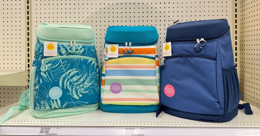 Sun Squad Soft-Sided 12-Can Cooler Only $8 at Target + More