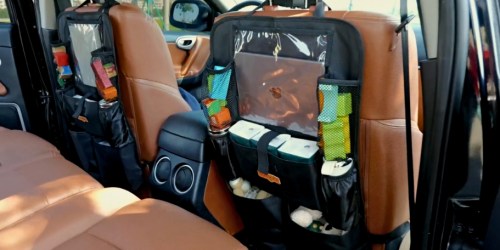 Multi-Pocket Car Seat Organizer with Tablet Holder Just $8.99 on Amazon