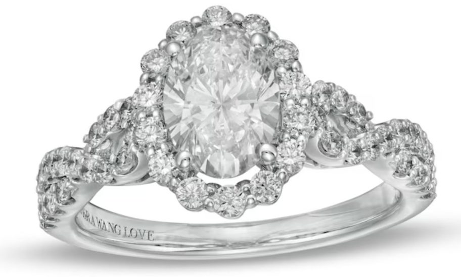 TRUE Lab-Created Diamonds by Vera Wang Love 1-58 CT. T.W. Engagement Ring