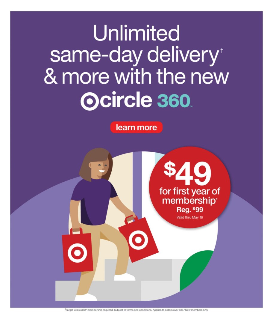 page from Target ad