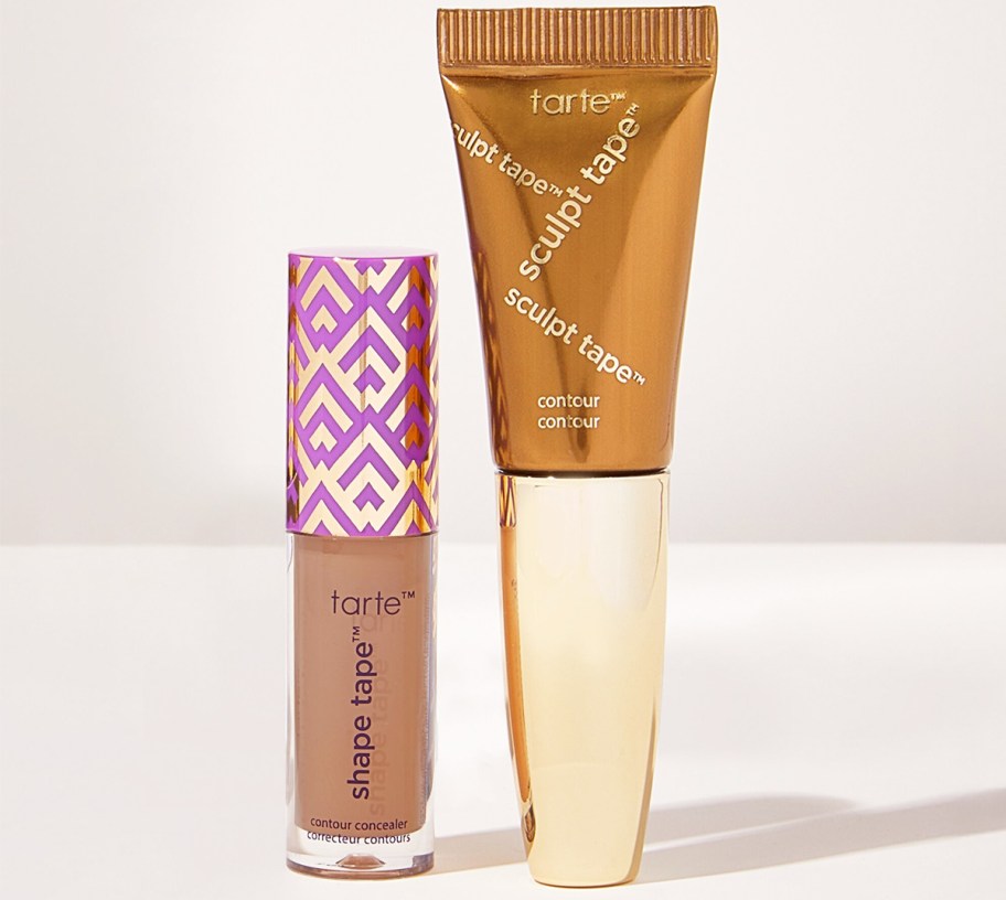 mini tubes of Tarte Shape Tape Conceal & Sculpt Tape Contour