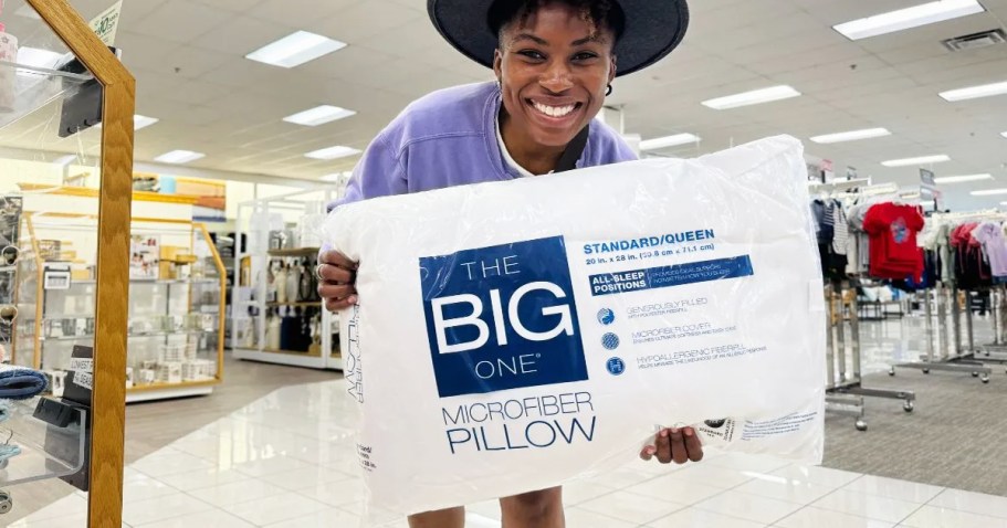 Kohl’s Big One Bed Pillows Only $2.73 w/ Free Store Pickup