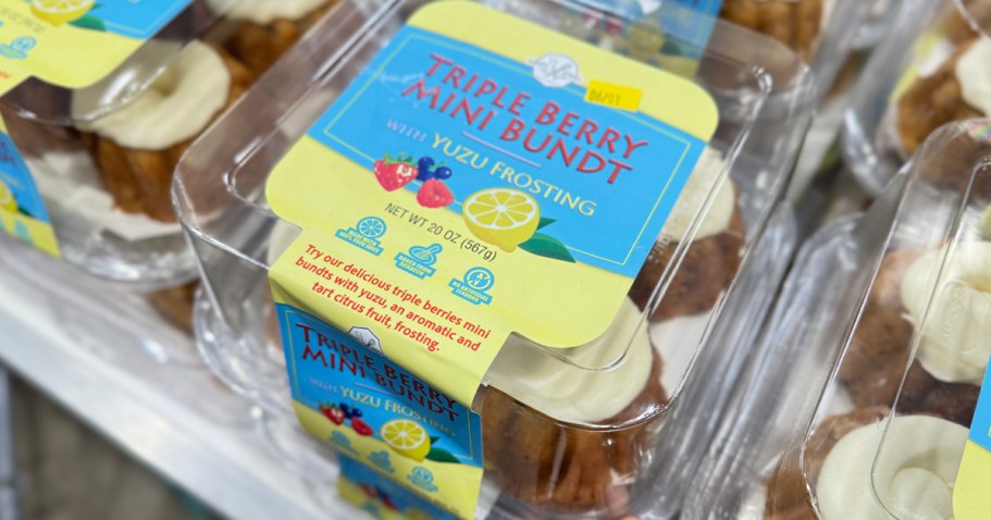 NEW Costco Desserts: Triple Berry Mini Bundt Cakes, Ube Cookies + More