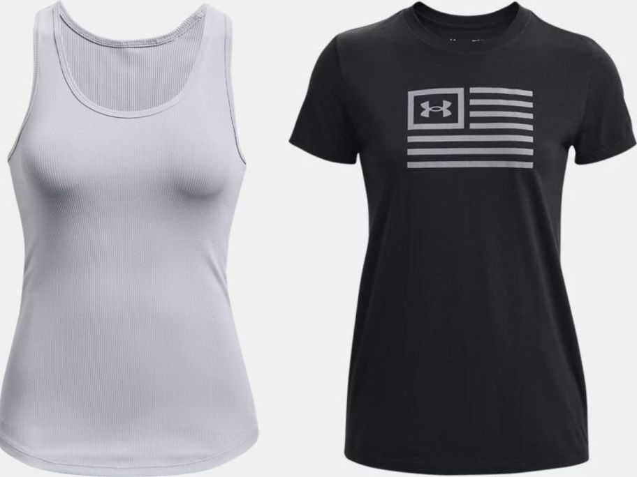 Stock images of Under Armour Women's Tank and Tee