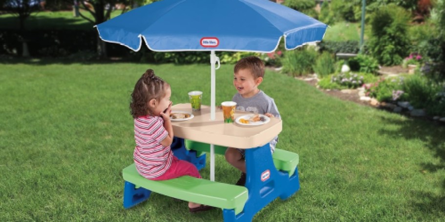 Little Tikes Picnic Table w/ Umbrella Just $59.49 Shipped on Target.com (Reg. $77)