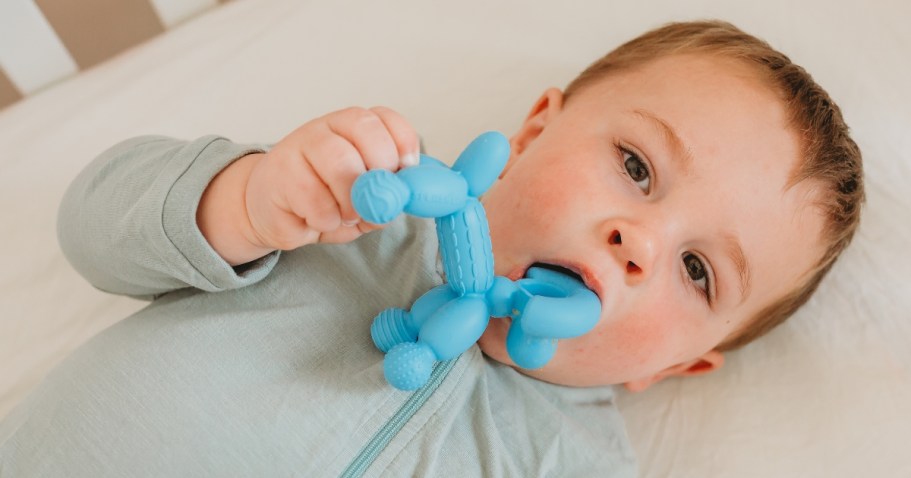 Baby Teether Toy Only $3.99 Shipped for Amazon Prime Members (Made from BPA-Free Silicone)