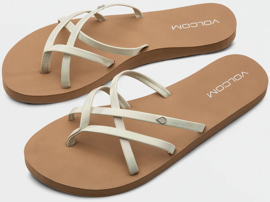 Volcom Women’s New School II Sandals in Glow