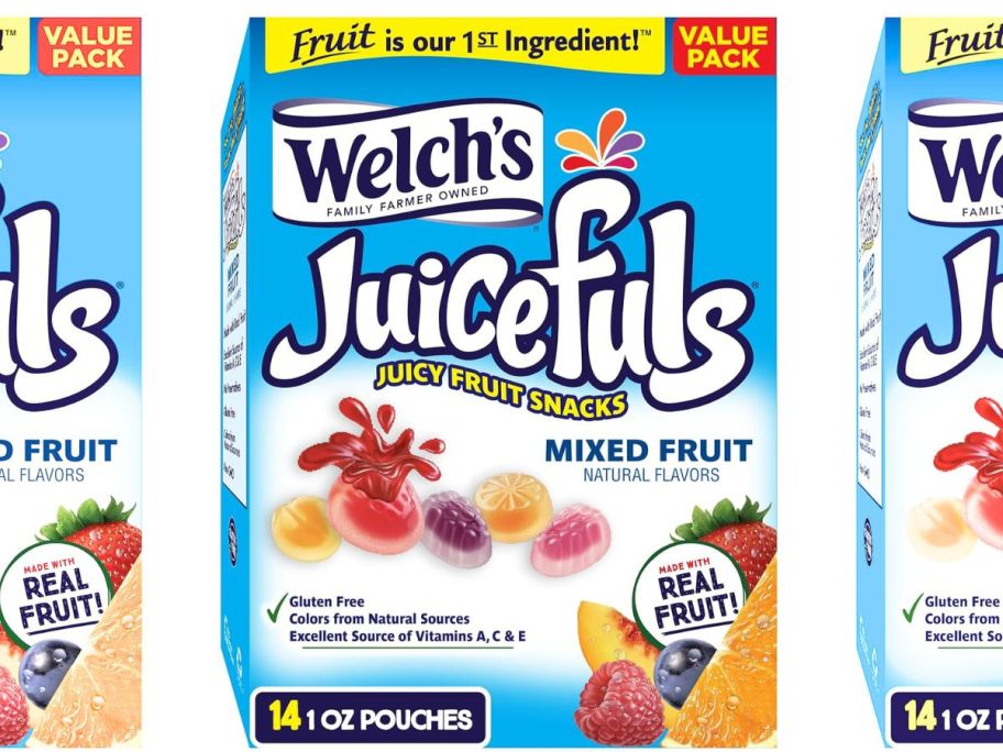 Welch's Juicefuls Juicy Fruit Snacks Mixed Fruit 1oz 14-Pack stock image