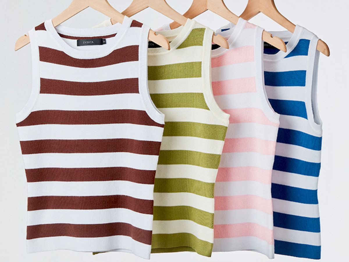 Skirted Tank Romper Summer Stripe main image 0