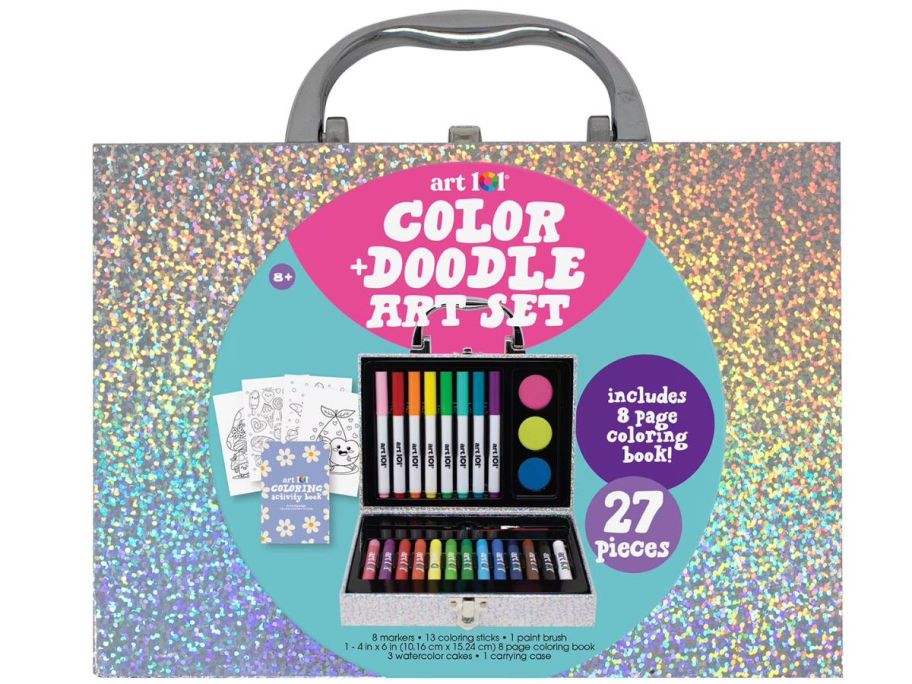 Art 101 Color & Doodle 27-Piece Art Coloring Set