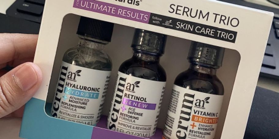 Artnaturals Anti-Aging Serums Set Only $12.47 Shipped on Amazon (Vitamin C, Retinol, & Hyaluronic Acid)